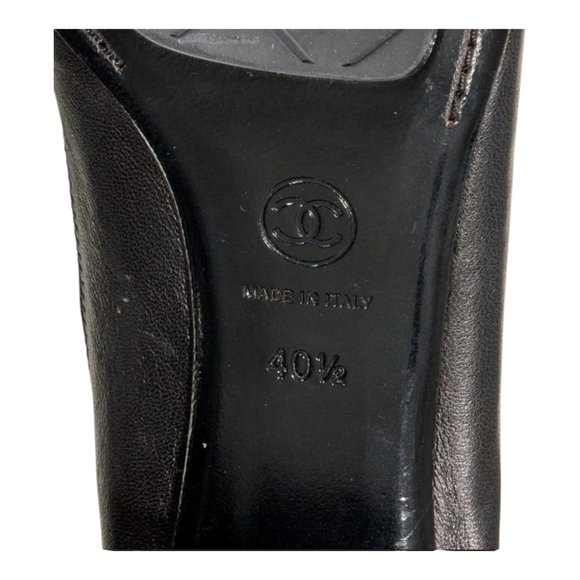 CHANEL Interlocking CC Logo Stretch pumps heels - Picture 6 of 6